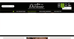 Desktop Screenshot of chocolatdardenne.com