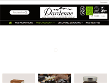 Tablet Screenshot of chocolatdardenne.com